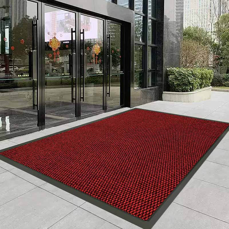 星辰创客 OAD-P05 除尘地毯  菠萝纹地垫  0.9*15m 厚4mm 深红 卷按（卷）销售