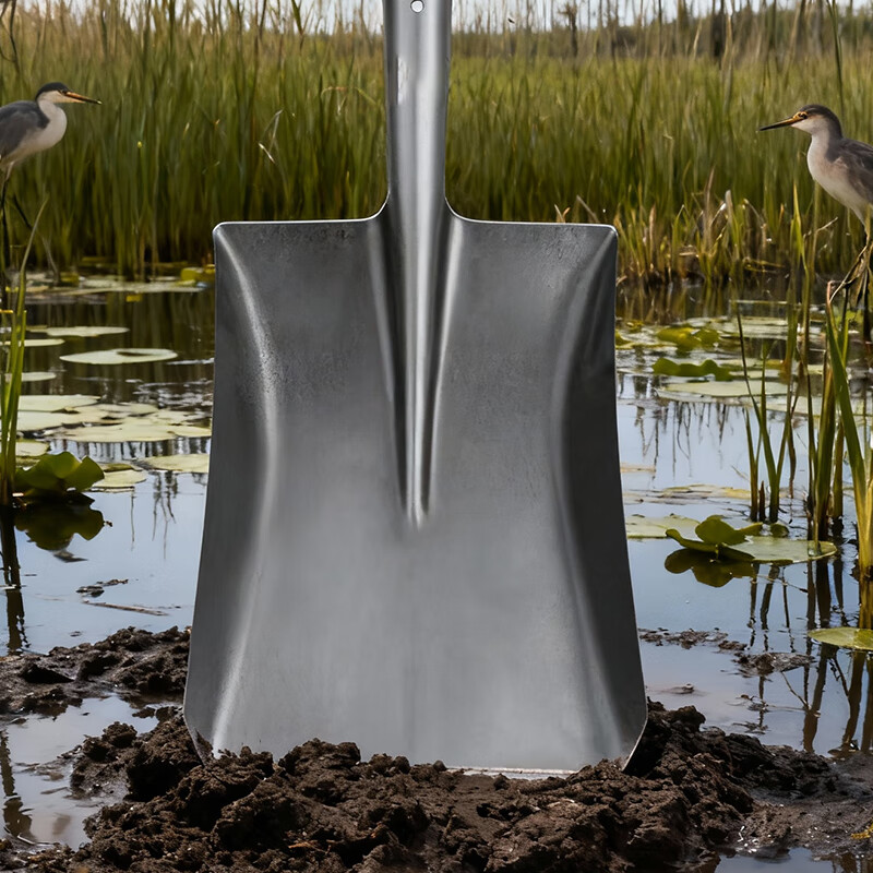 欧思卓 YMQ-F03 方头铁锹头  30*24.5cm 中号 本色 个按（个）销售