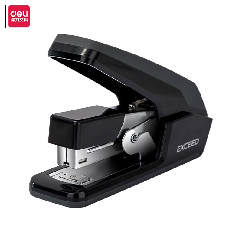 得力 0477 省力订书机  黑色 适配12#钉 单位：台按台销售