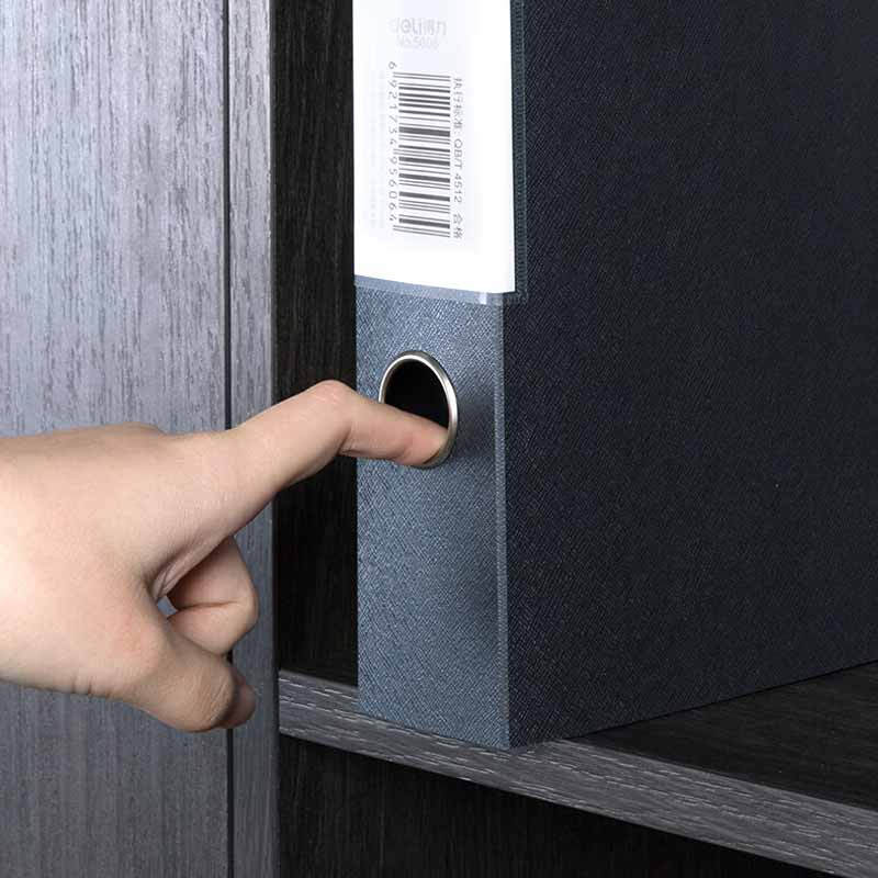 得力 5606 塑料文件盒  A4 睿商系列加厚 55mm 单位：个按（个）销售