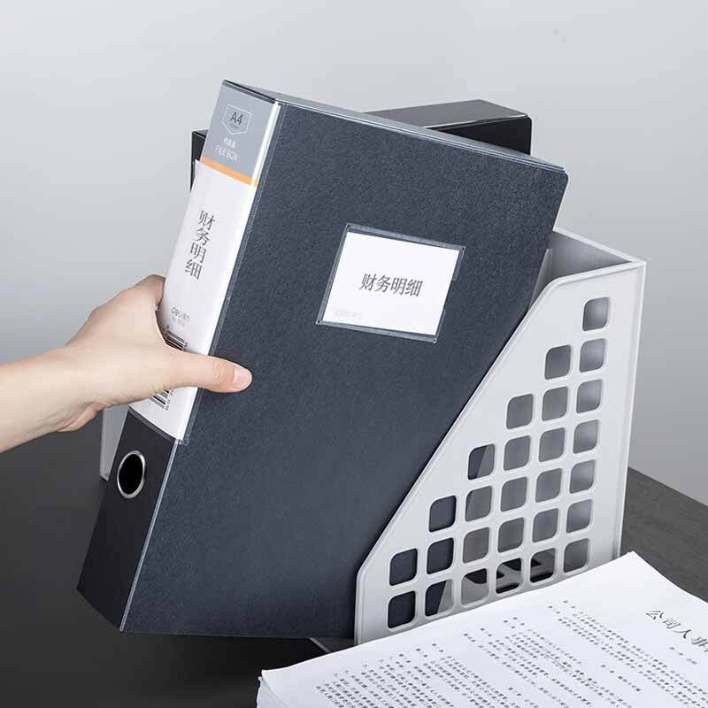 得力 5606 塑料文件盒  A4 睿商系列加厚 55mm 单位：个按（个）销售