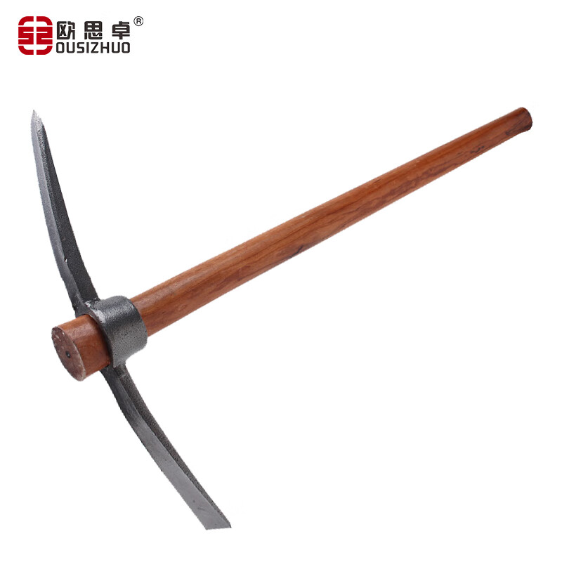 欧思卓 YMG-G07 十字镐  带镐柄洋镐农用十字镐镐头 49*5.5cm 小号 黑色 个按（个）销售