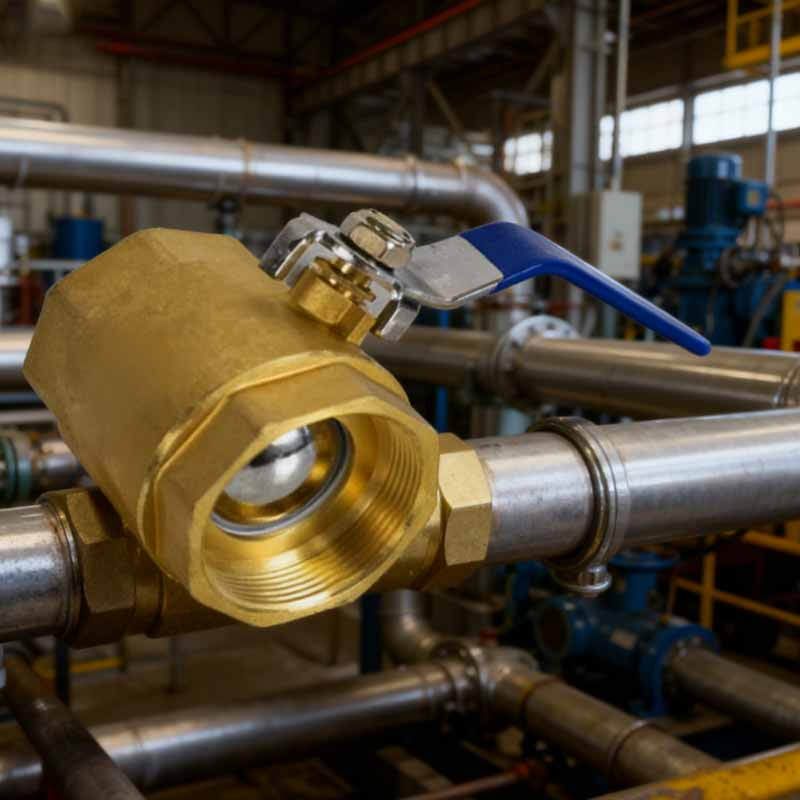 泰流科技 Q11F-16T DN50 PN16 PPR双活接丝扣  黄铜球阀  个按（个）销售