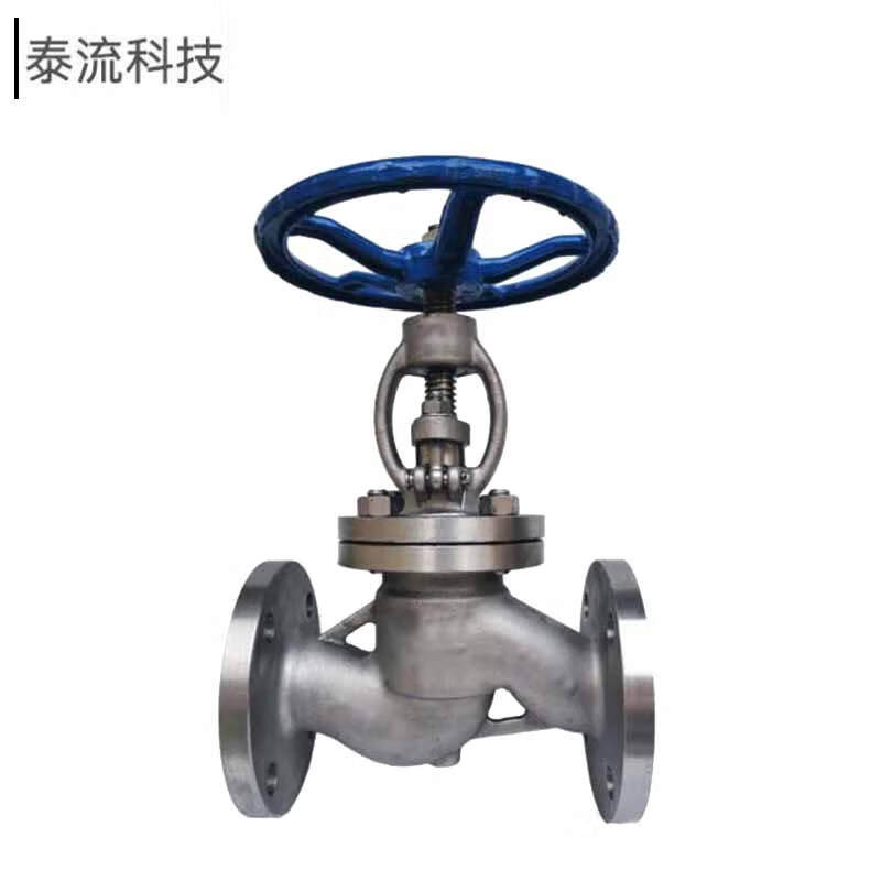 泰流科技 J41H-16P 不锈钢法兰截止阀  DN25 PN16 个按（个）销售