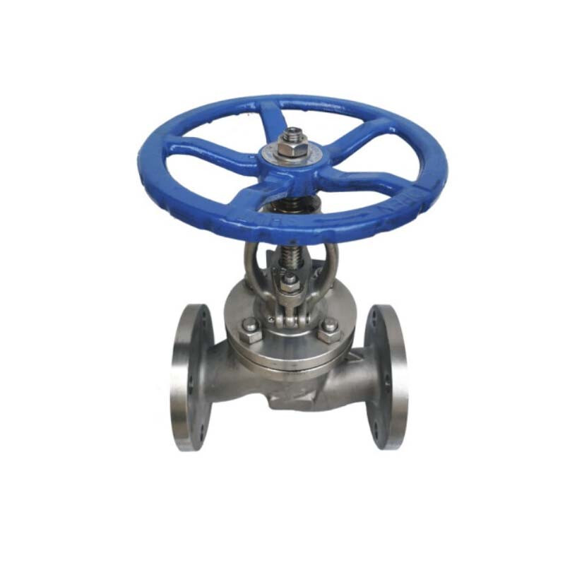 泰流科技 J41H-16P DN20 PN16 不锈钢法兰截止阀  台按（台）销售