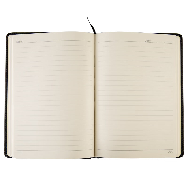 得力 3162 记事本 25K商务皮面本会议 黑色 96张/本按(本)销售 得力 3162 记事本 25K商务皮面本会议 黑色 96张/本按(本)销售