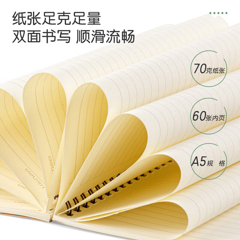 得力 LA560-06 螺旋本 混色 2本装 单位:组按(组)销售 得力 LA560-06 螺旋本 混色 2本装 单位:组按(组)销售