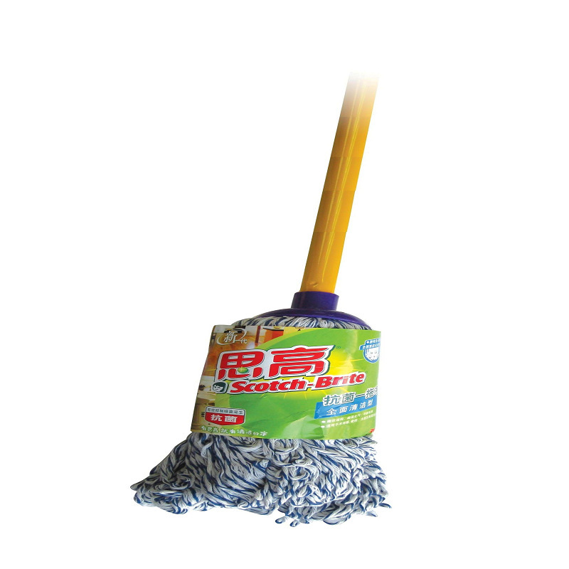 思高 拖把 棉线一拖净拖把 蓝白色