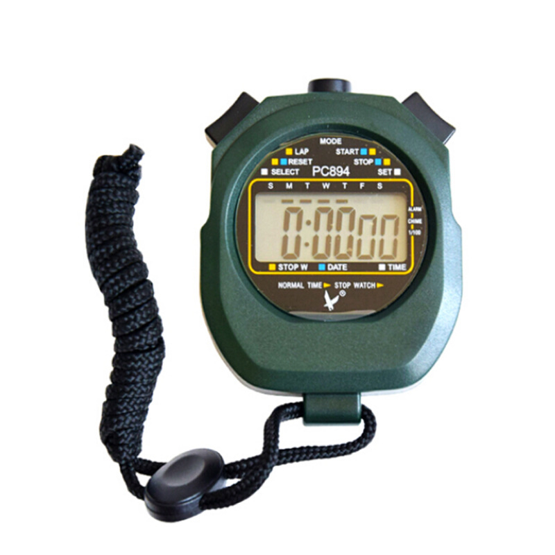 天福 定时器 PC894 多功能电子秒表 82*62*23mm 军绿色